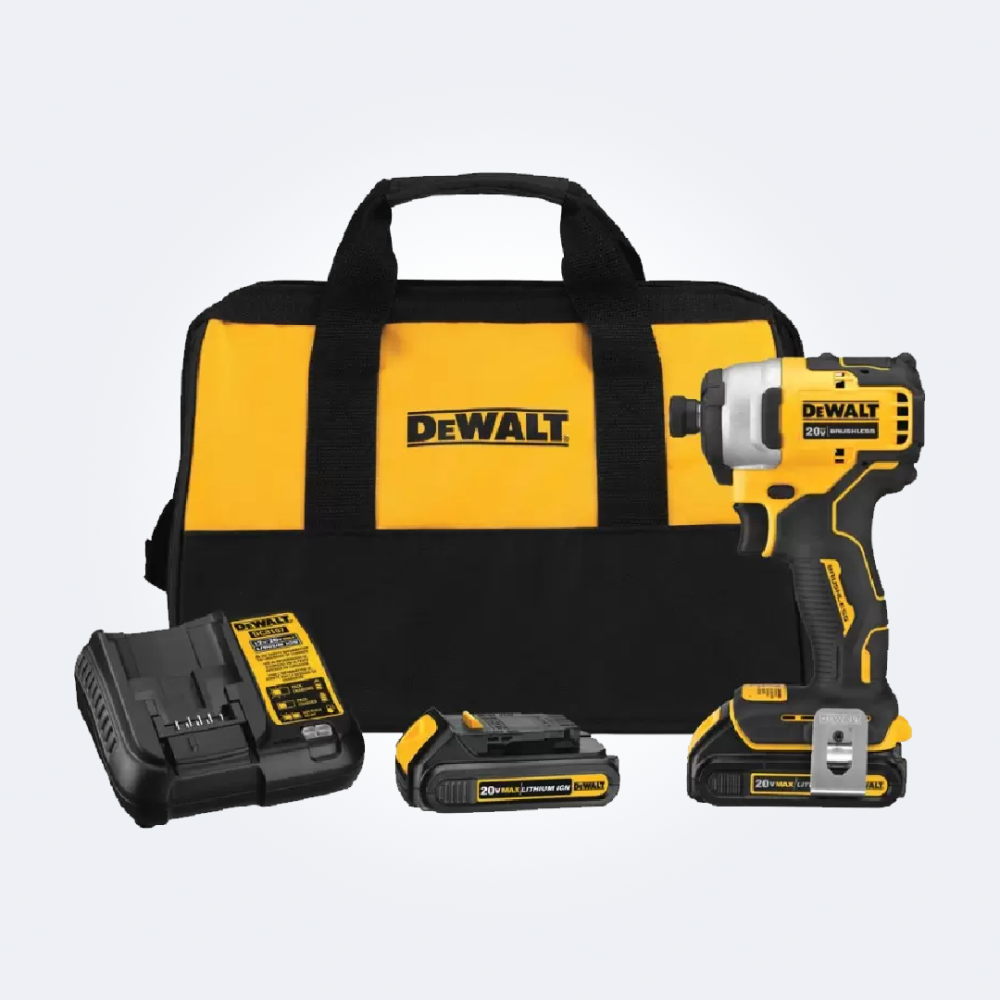 Atornillador de Impacto 1/4" Hex 20V XR 2 Bat y Carg Dewalt DCF809D2-B2