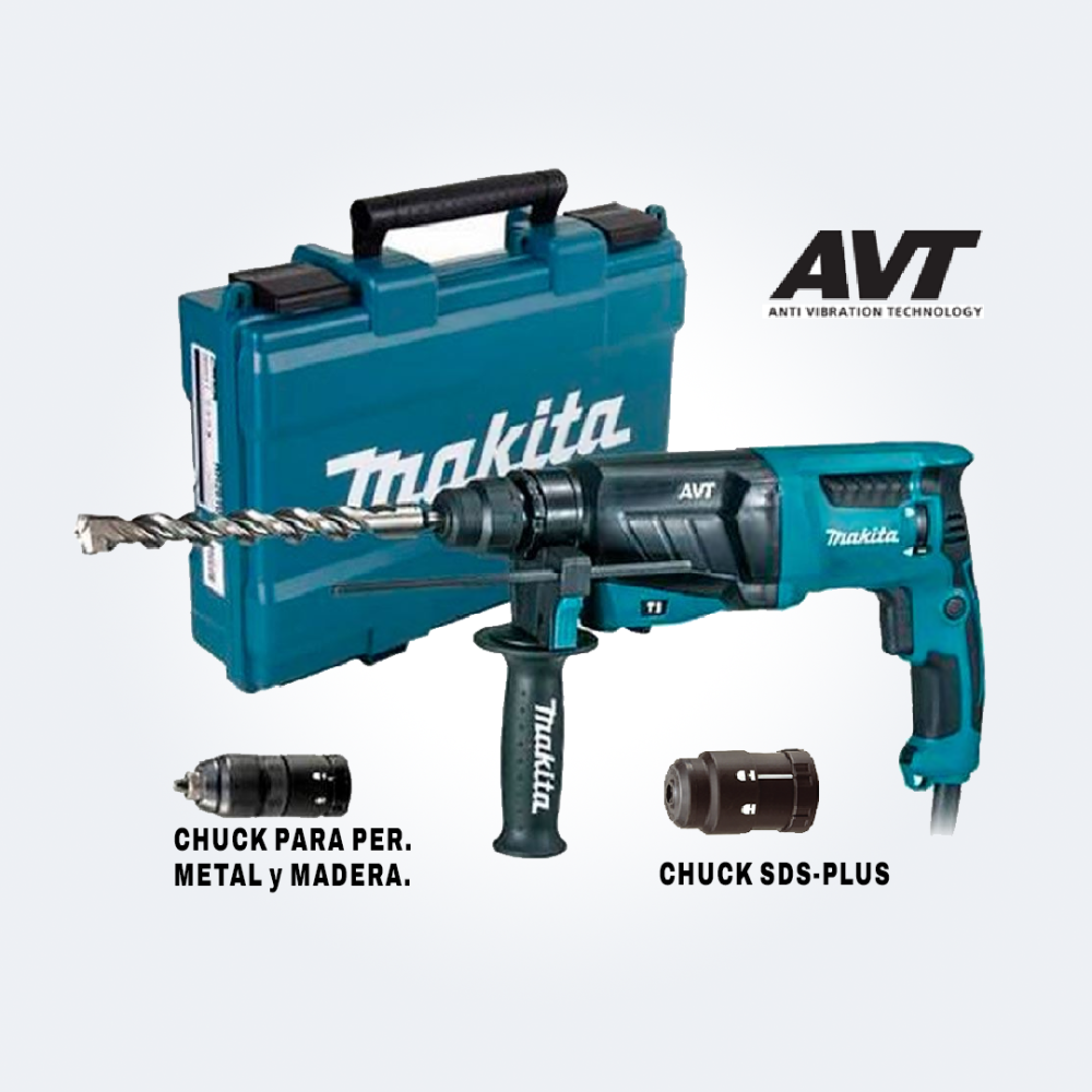 Martillo Perforador SDS-Plus 800W Makita HR2631FT