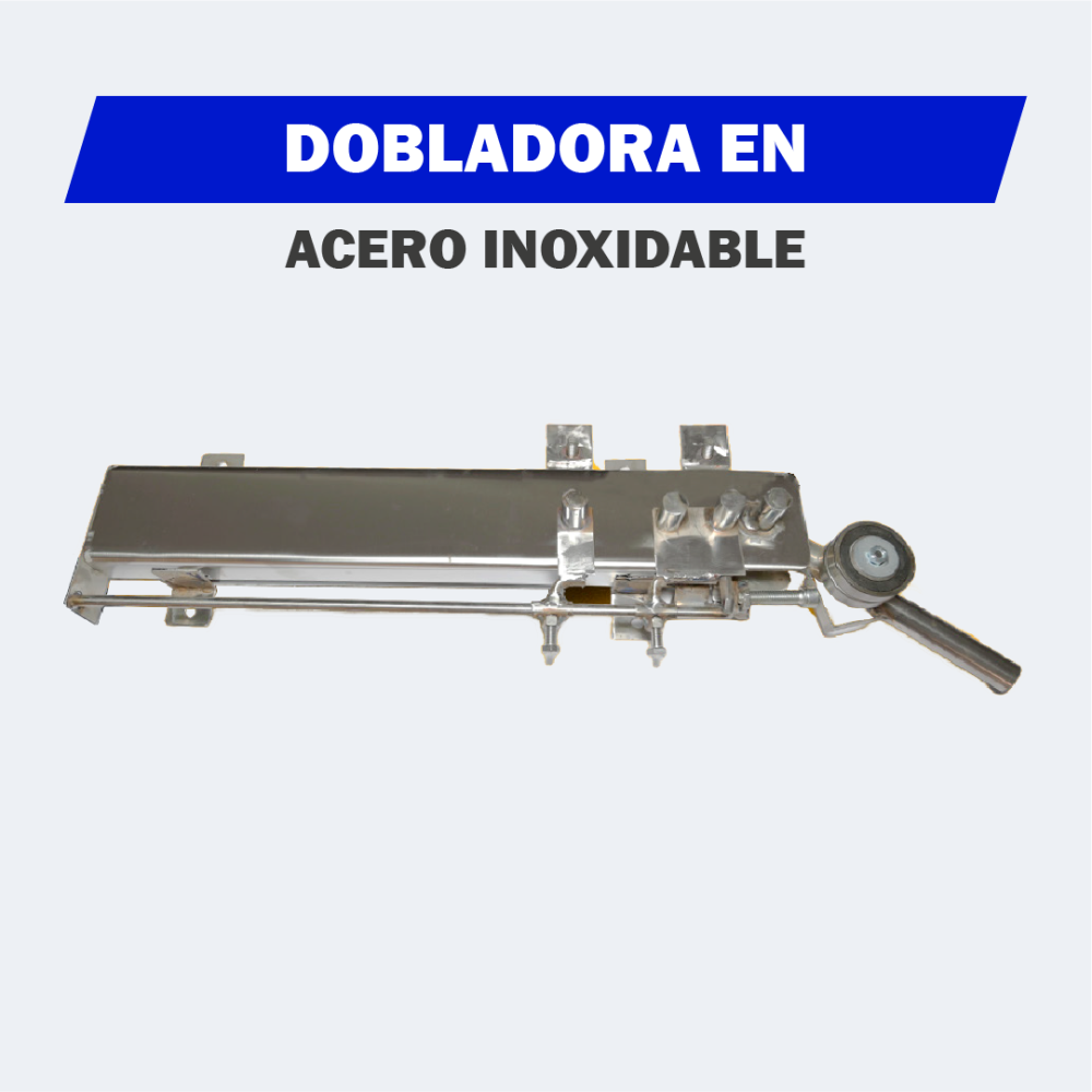 Dobladora de Acero Inoxidable hasta 1/2"