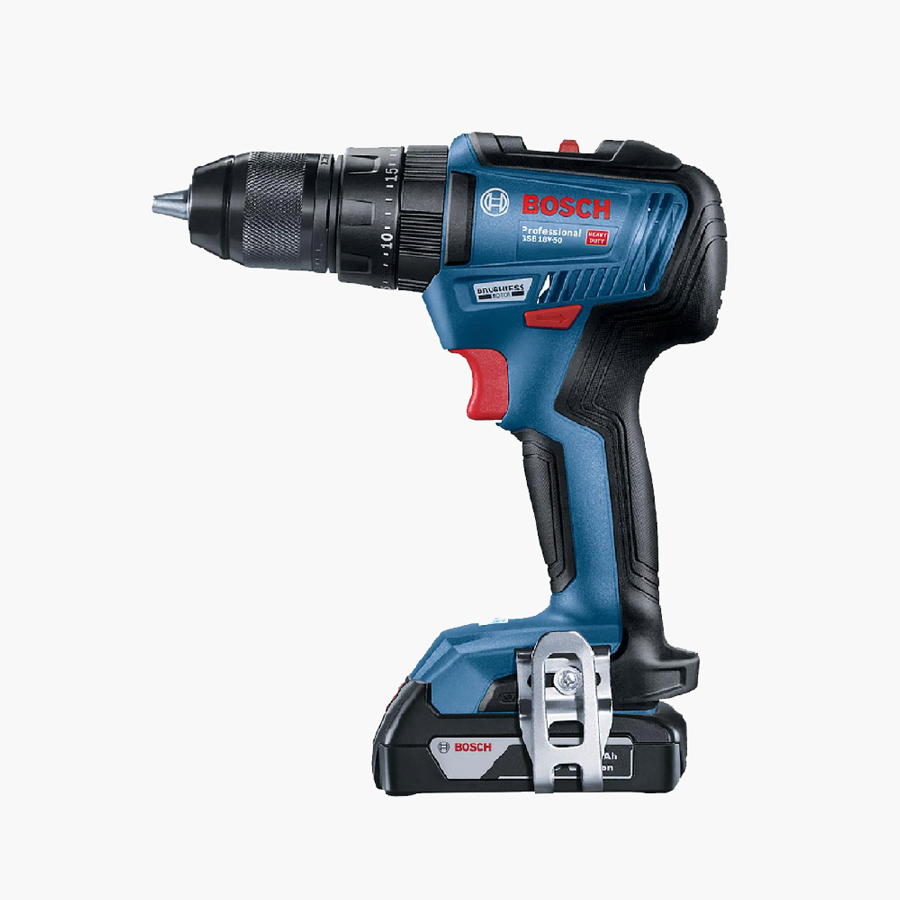 Taladro Atornillador Percutor GSB 18V-50 Bosch (Sin Baterías)