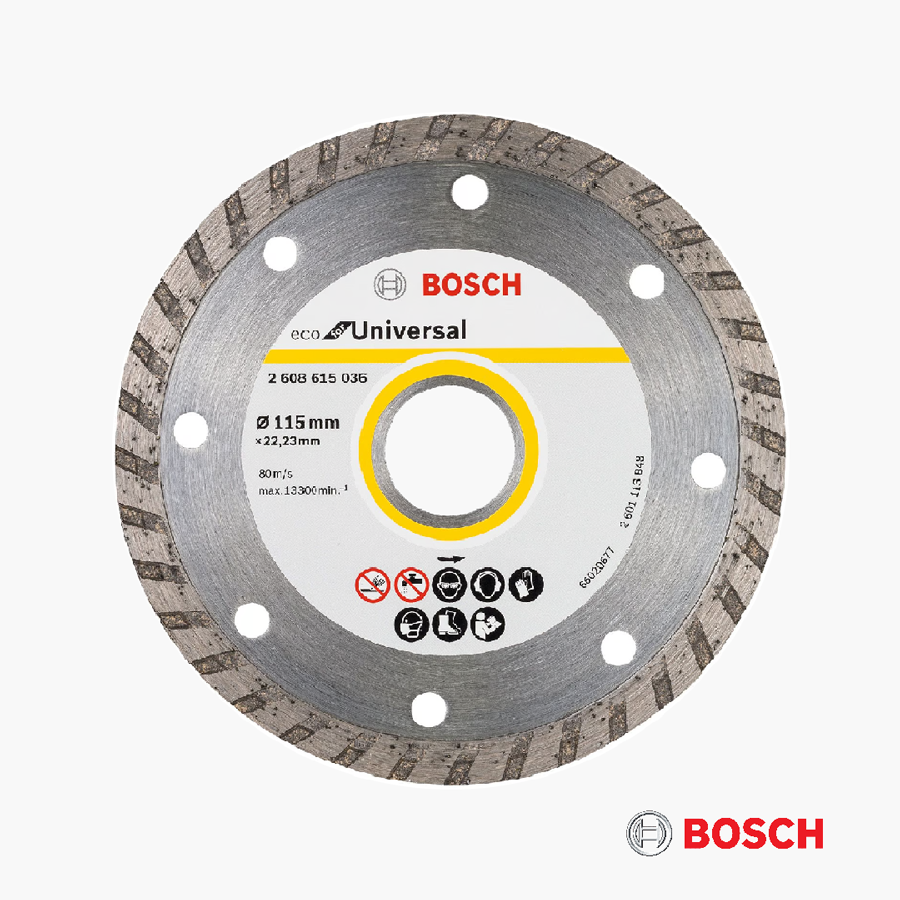 Disco Diamantado ECO For Universal Turbo 4 1/2" Bosch