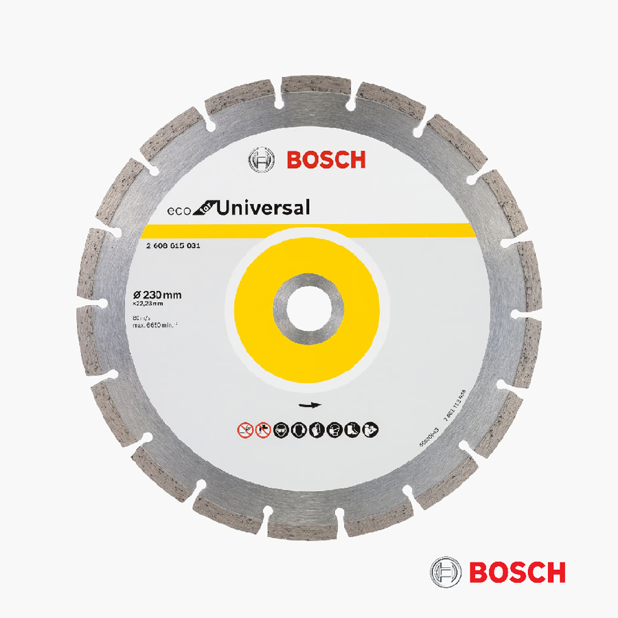 Disco Diamantado Eco Universal Segmentado 9" Bosch