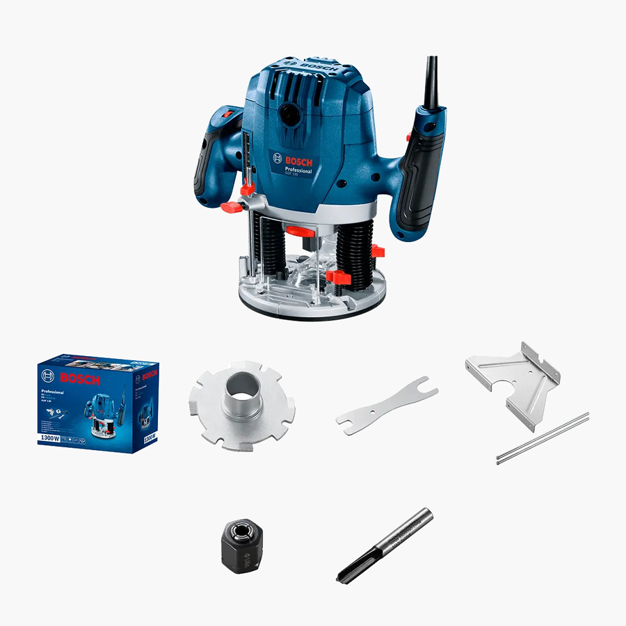 Ruteadora GOF 1600 CE 1/2"-1/4" 1600W 76 mm Bosch