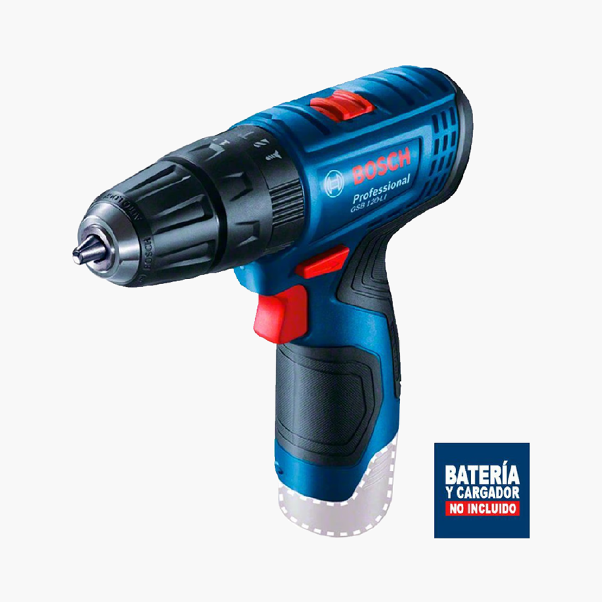 Taladro Percutor Atornillador GSB 120-Li 12V Bosch (Sin Batería)