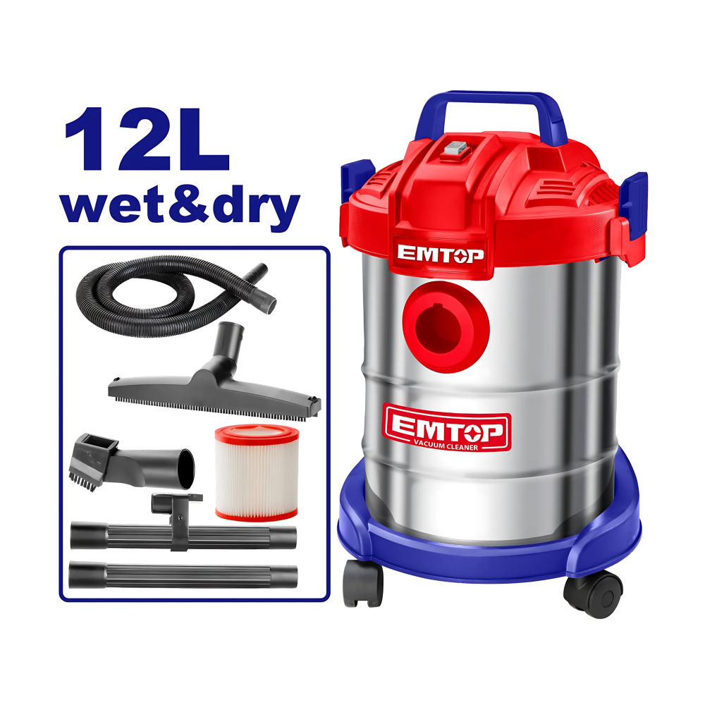 ASPIRADORA-SOPLADORA EVCR1401 de 1400W y 30 litros